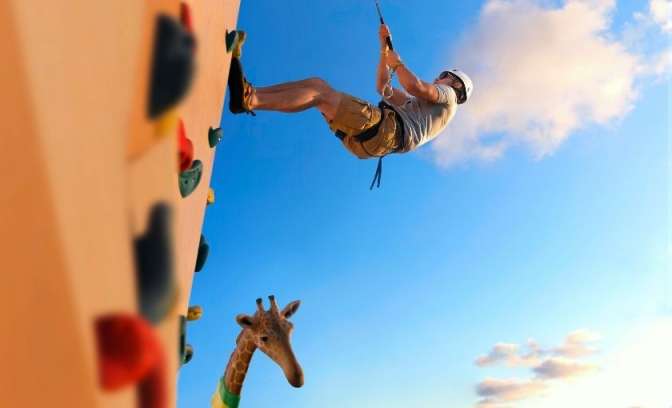 Klimmuur op de Anthem of the Seas